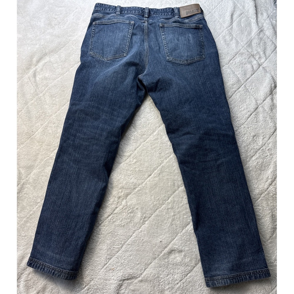 Duluth Trading Co Flex Ballroom Jeans Mens 36x32 Relaxed Fit Denim Blue Pants - Picture 10 of 11